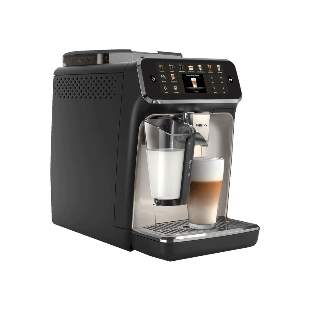 Fully Automatic Espresso Maker LatteGo EP5546/70 Bean to Cup Coffee Machine – Black/Silver